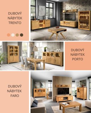Dubový nábytek za akční cenu. #dubovynabytek #nabytekvkostce #akce