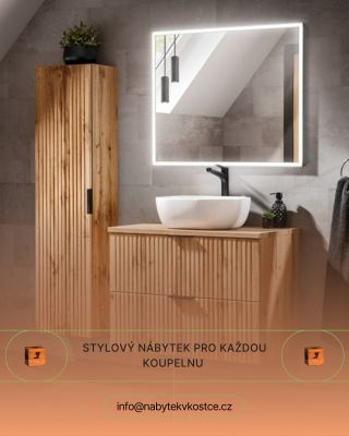 Nová koupelna začíná u detailů. Stylový nábytek a umyvadla, která vaší koupelně dají smysl i krásu. 🖤 #Koupelny...