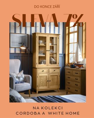 ✨ Cordoba & White Home ✨ Do konce září máme pro vás speciální 7% slevu na náš kvalitní dřevěný nábytek. Přineste do svého...
